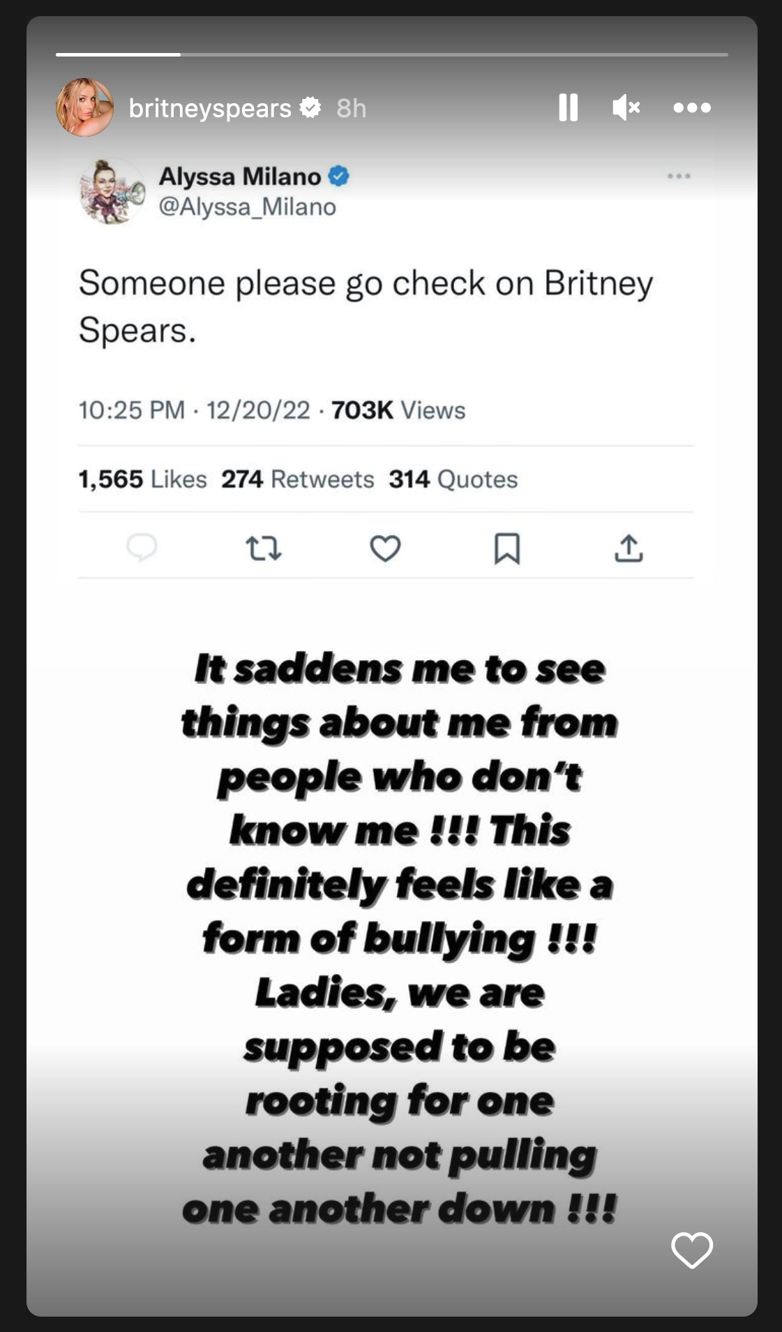 Britney Spears Calls Out Alyssa Milano 02012023