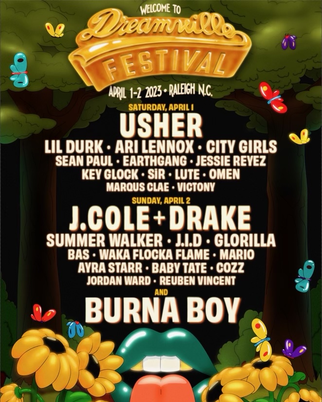 Dreamville Festival 2023 Lineup: J. Cole, Drake, Usher