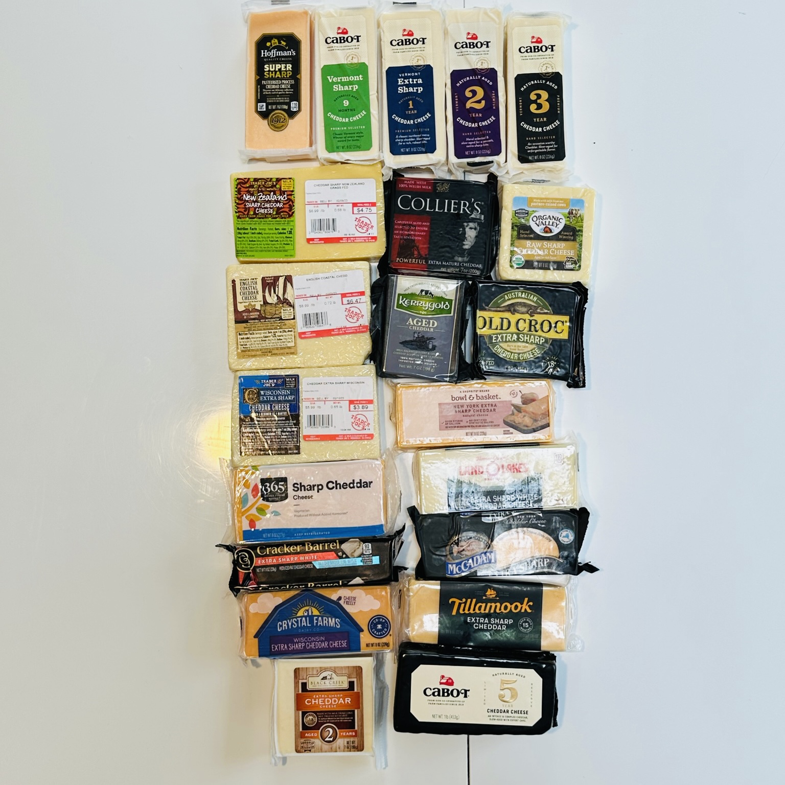 21 Best Sharp Cheddar Cheeses From Grocery Stores, Ranked