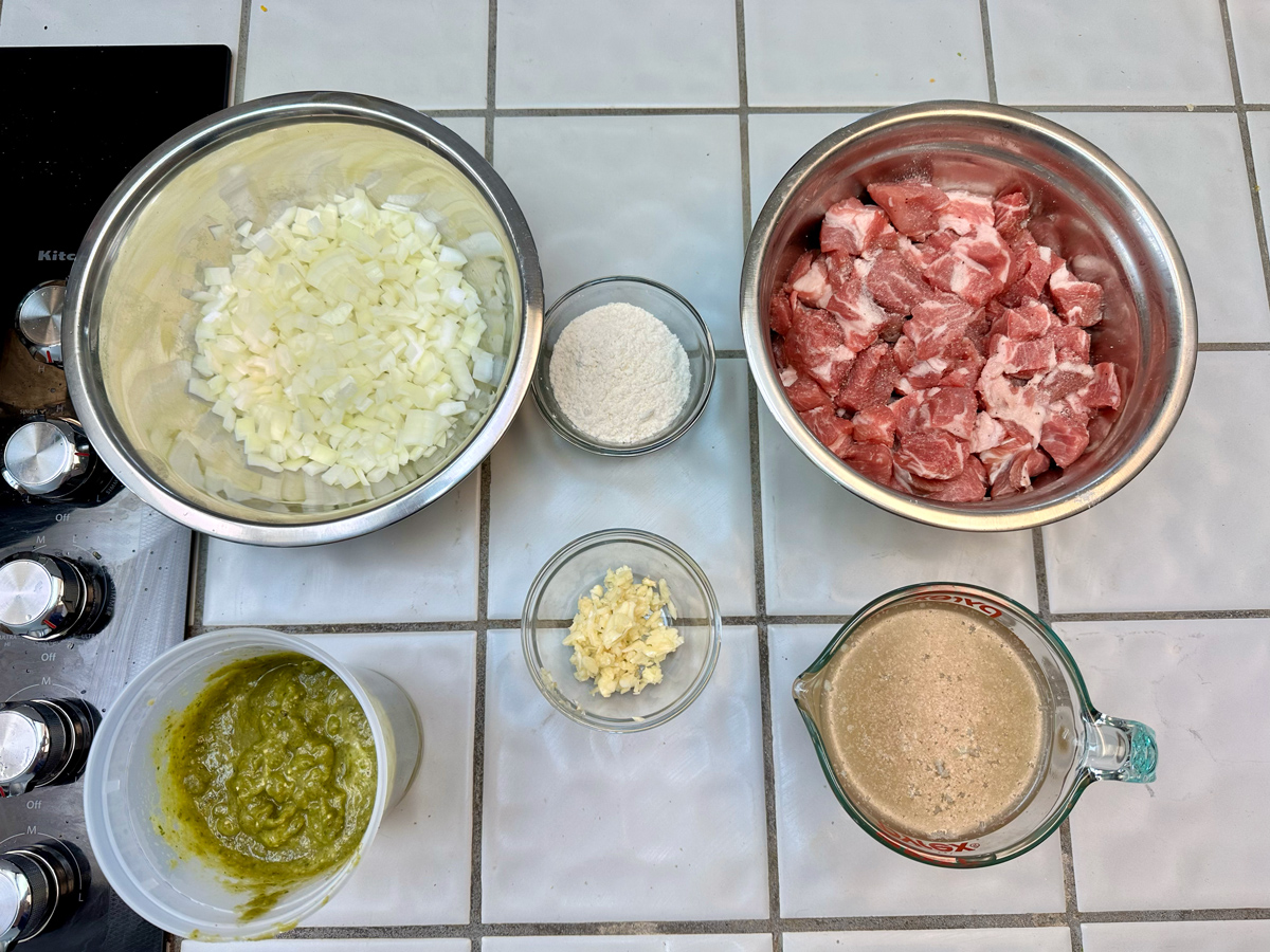 Chile Verde COmponents