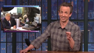 Seth Meyers Has A Sneaking Suspicion That Donald Trump May Have Tried To Kill A Bald Eagle, Based On How Often He Talks About Killing A Bald Eagle