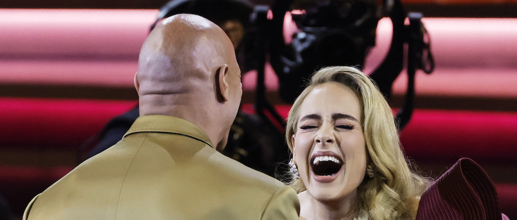 adele meets the rock
