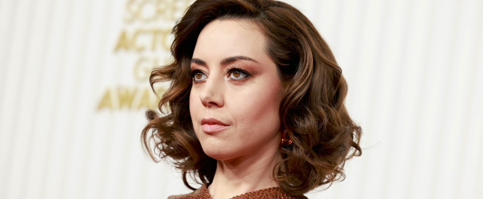 Aubrey Plaza really doesn't like comments about her underboob at the SAG  Awards