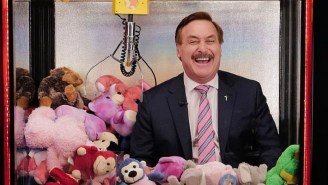 Mike Lindell Actually Agreed To Be Interviewed By Jimmy Kimmel From Inside An Arcade Claw Machine