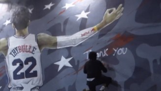 Matisse Thybulle Said Bye To Philly By Spray Painting His Own Mural