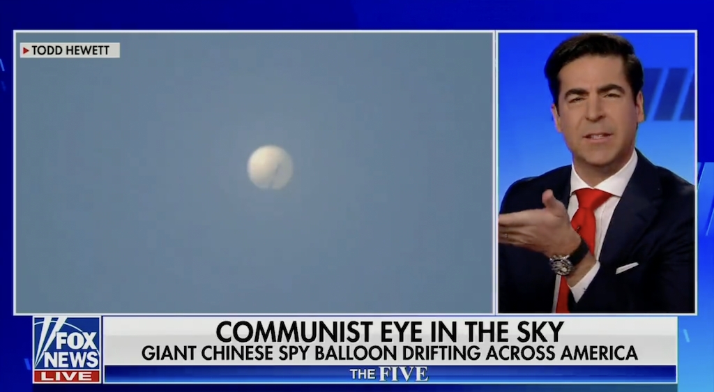 Jesse Watters avait une prise bizarre (et dangereuse) sur China Balloon
