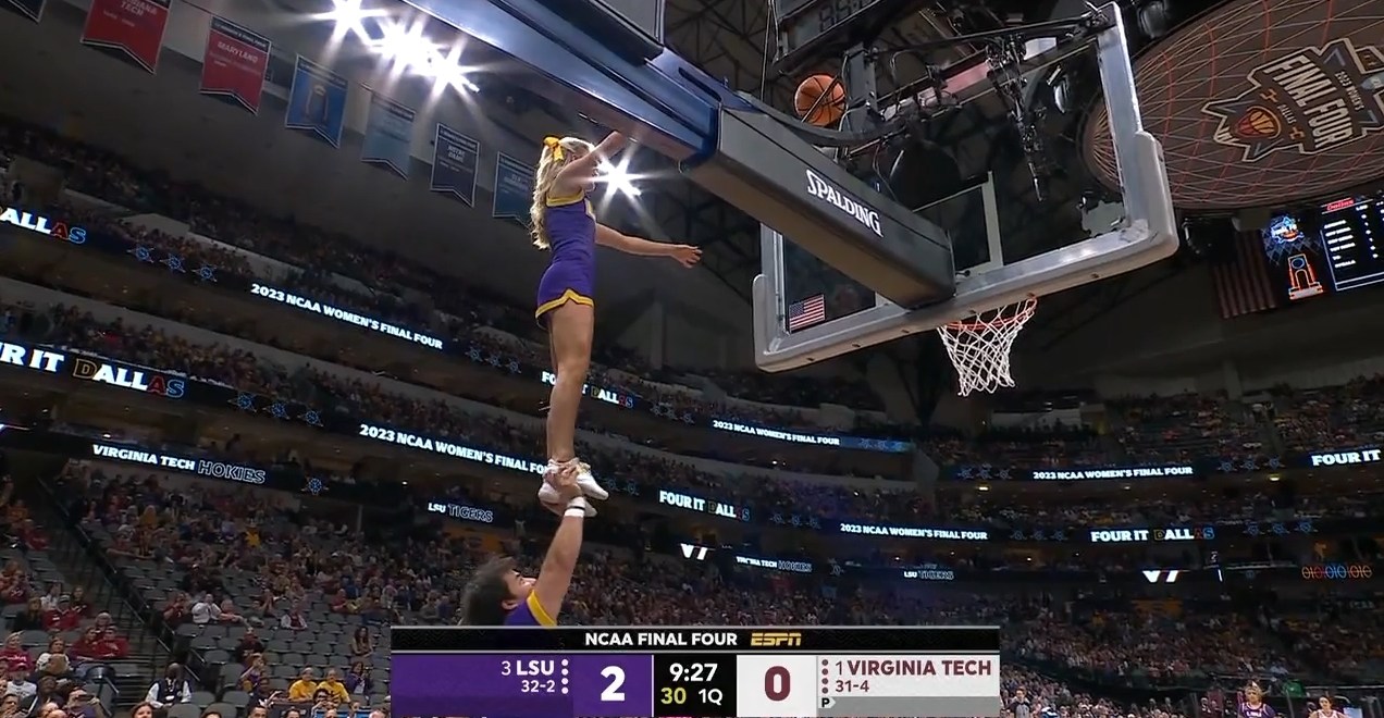 lsu cheerleaders final four