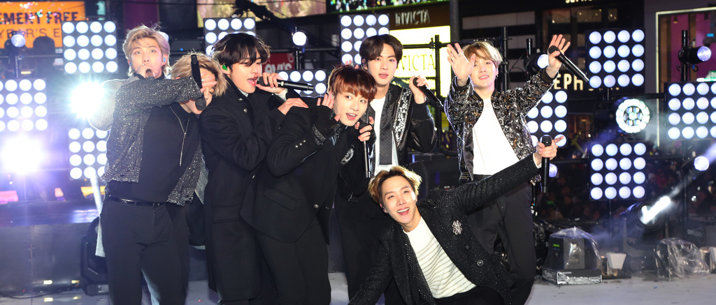 BTS Times Square New Year's Eve Celebration 2020