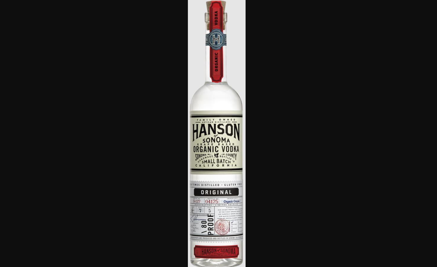 Hanson of Sonoma Organic Original Vodka