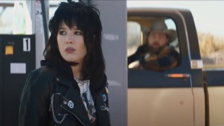 Halsey Gets Stuck Up At A Gas Station In The First Look At Her Starring Role Alongside Sydney Sweeney In ‘Americana’
