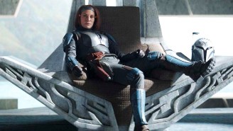 The Internet Is Super Thirsty For Bo-Katan Sitting On Her Throne In ‘The Mandalorian’ Season 3 Premiere