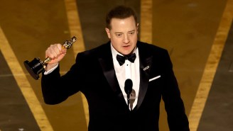 Brendan Fraser Gave A Moving, Tear-Filled Speech After Winning The Best Actor Oscar For ‘The Whale’