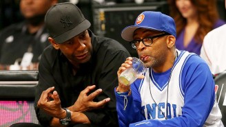 Spike Lee And Denzel Washington Skipped The Oscars To Watch Knicks-Lakers Together Down The Street