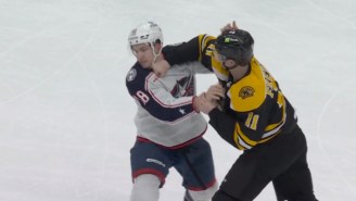 This Hockey Fight Featured An Absolutely Pitiful Performance From Blue Jackets Forward Lane Pederson