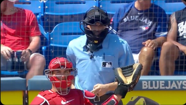 MLB star J.T. Realmuto ejected after miscommunication as fans left furious  with umpire - Mirror Online