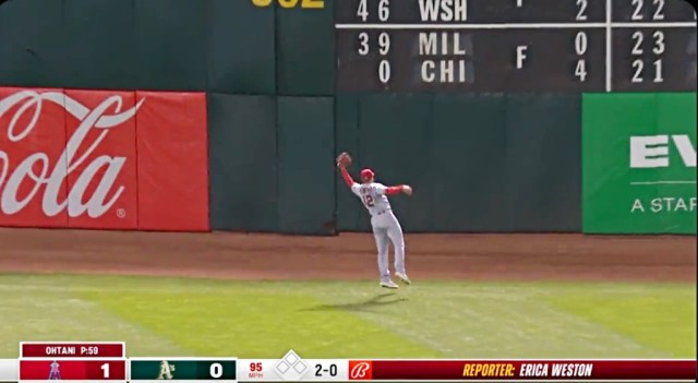 MLB star produces 'unbelievable' no-look catch that is 'greatest thing in  history' - Daily Star