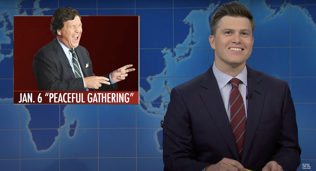 [WATCH] 'SNL' Weekend Update On Tucker Carlson Jan. 6 Report