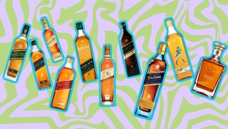 The Full Core Line Of Johnnie Walker Scotch Whisky Bottles, Ranked