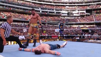 Austin Theory Pinned John Cena To Retain The United State Championship At WrestleMania 39