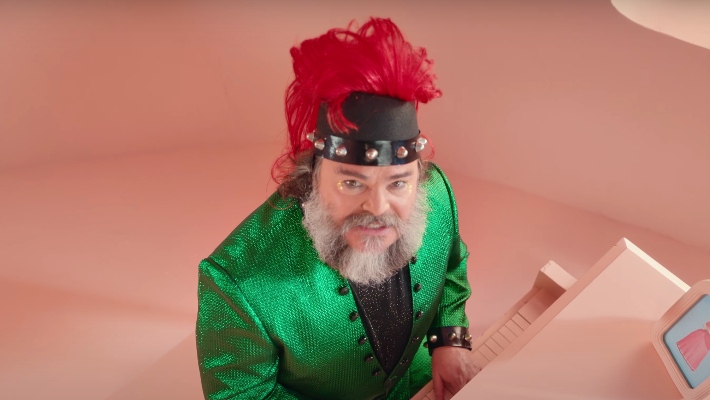 Jack Black Goes 'Peaches' In Video For 'Super Mario Bros.'