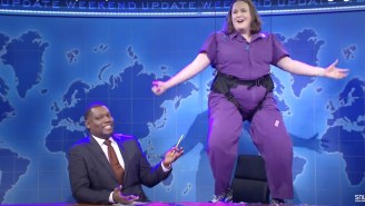‘SNL’ Star Molly Kearney Dropped In On Weekend Update To Give A Moving Defense Of Trans Kids (While Flying)