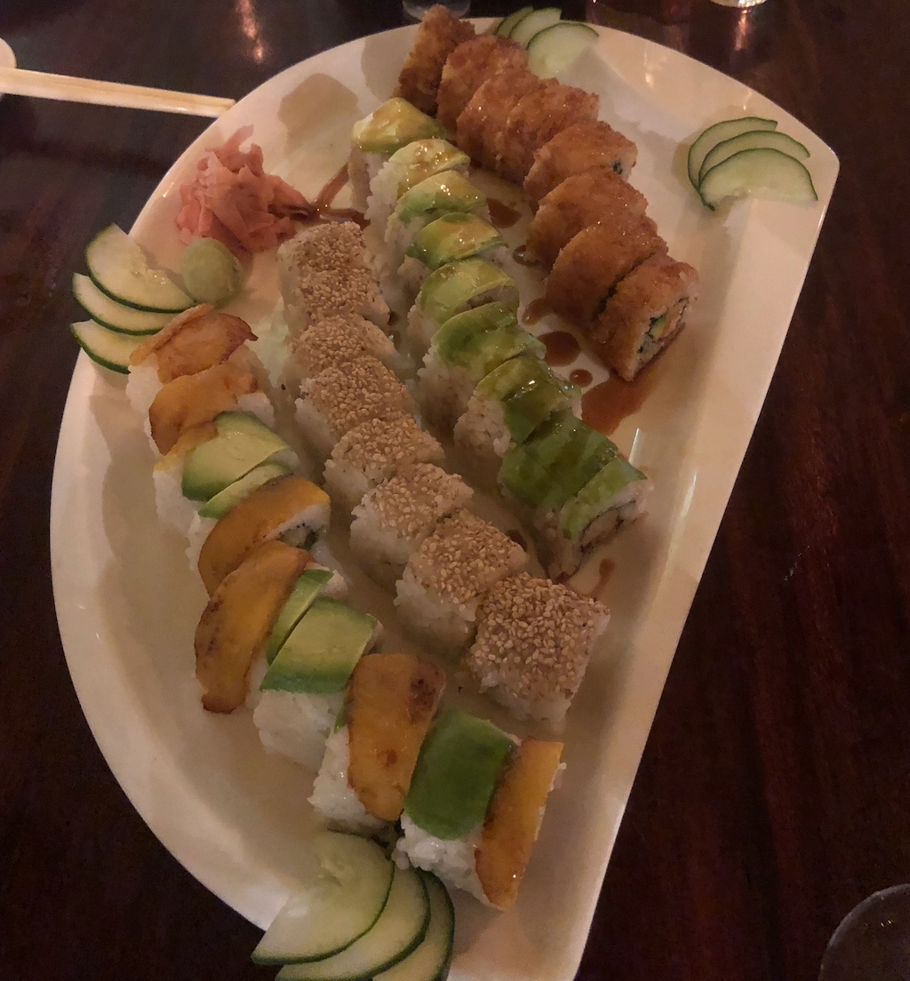 costa rica, sushi