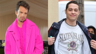 Stans Are ‘Obsessed’ With Sebastian Stan Punching Pete Davidson In The New ‘Bupkis’ Trailer From Peacock