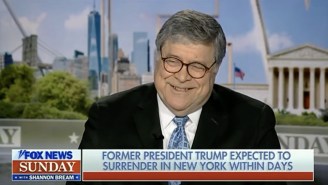Bill Barr Sure Seemed To Think The Idea Of Trump Testifying On The Stand Was Pretty Funny