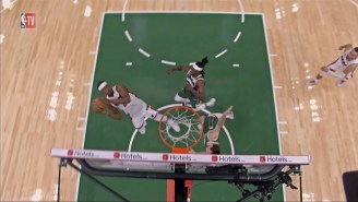 Jimmy Butler Hit An Outrageous Falling Shot Off A Lob To Force OT As Miami Beat The Bucks In Game 5