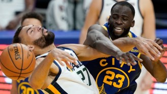 Draymond Green Couldn’t Resist Prodding Rudy Gobert After Punching Kyle Anderson