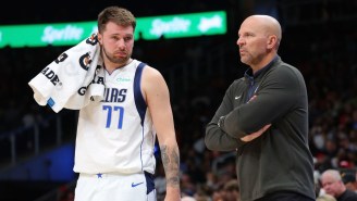 Jason Kidd Doesn’t Seem Happy About The Mavs Decision To Shut Down Luka Doncic For The Season