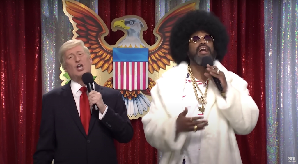 'SNL' Cold Open Finds Trump Recording More Horrible Music