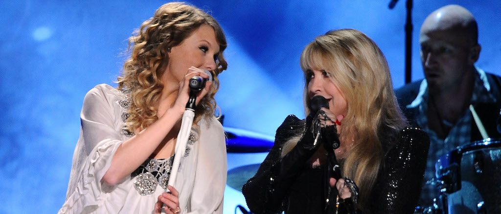 Taylor Swift Stevie Nicks Grammys 2010