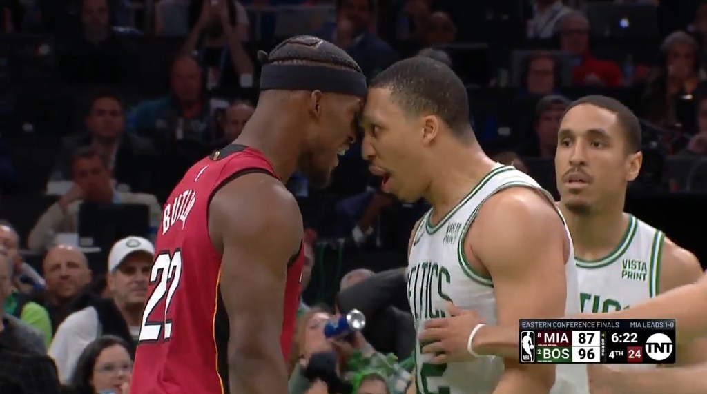 Jimmy Butler, Grant Williams Go Face-To-Face In Game 2