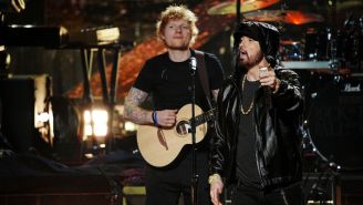 Ed Sheeran & Eminem’s Surprise Performance Of ‘Lose Yourself’ During The ‘Mathematics Tour’ Stop In Detroit Sent Fans Over The Edge