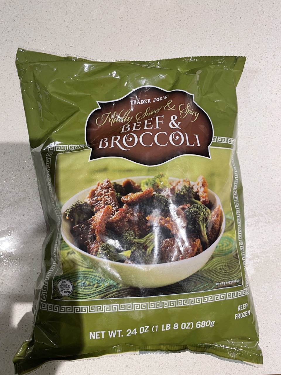 Trader Joe's Mildly Sweet & Spicy Beef & Broccoli