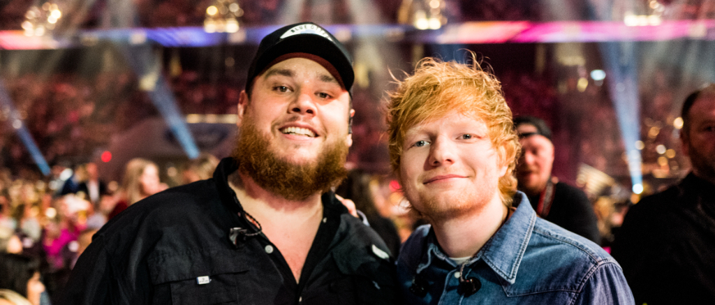 Luke Combs Ed Sheeran Academy of Country Music Awards 2023