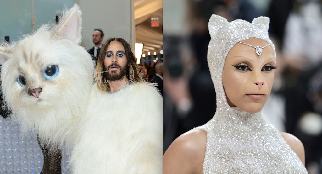 Jared Leto And Doja Cat Both Dressed As Cats At The Met Gala