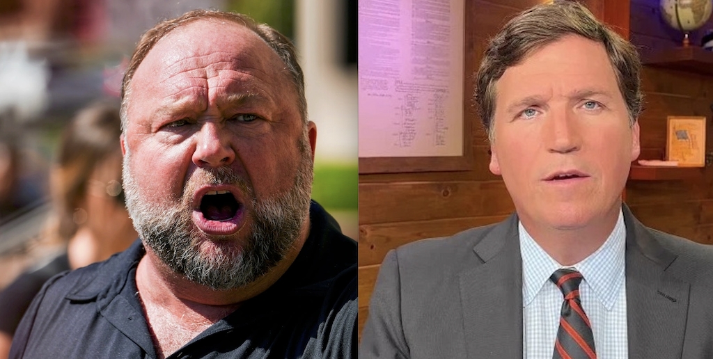 Alex Jones Tucker Carlson