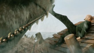 ‘The Meg 2: The Trench’ First Trailer Promises The Biggest Gigantic Shark Ever Duking It Out With Jason Statham