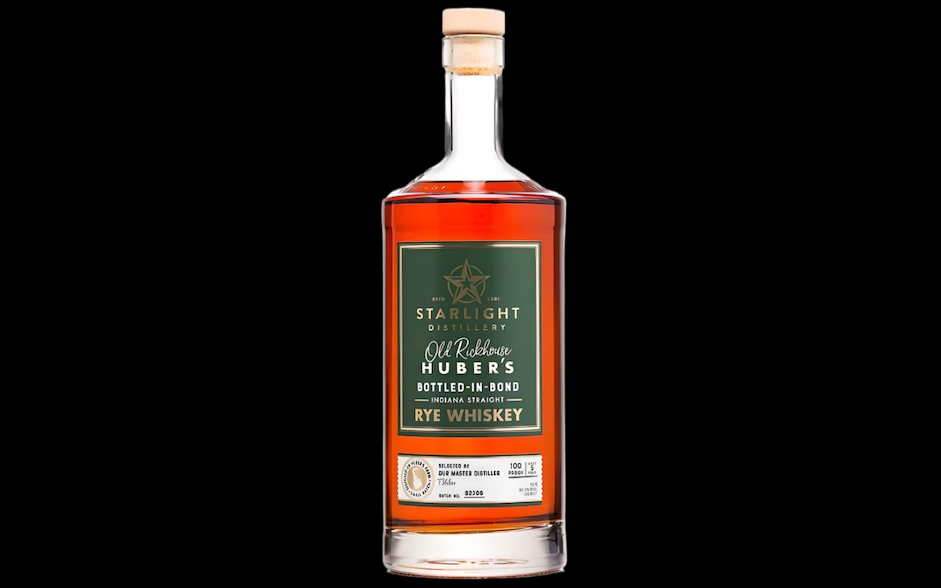 Starlight Distillery Old Rickhouse Huber's Bottled-in-Bond Indiana Straight Rye Whiskey