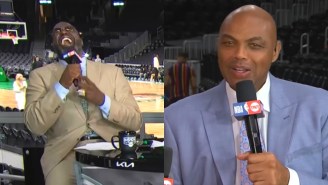 Shaq Almost Fell Over As Charles Barkley Talked About How He ‘Would Love To Sit On Top Of The Monster’