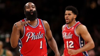 James Harden’s Stepback Three On Al Horford Gave Philly A Shocking Game 1 Win Over The Celtics Without Joel Embiid