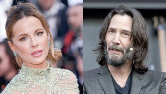 ‘Absolute Legend’ Keanu Reeves Helped Kate Beckinsale Prevent A Wardrobe Malfunction On The Red Carpet