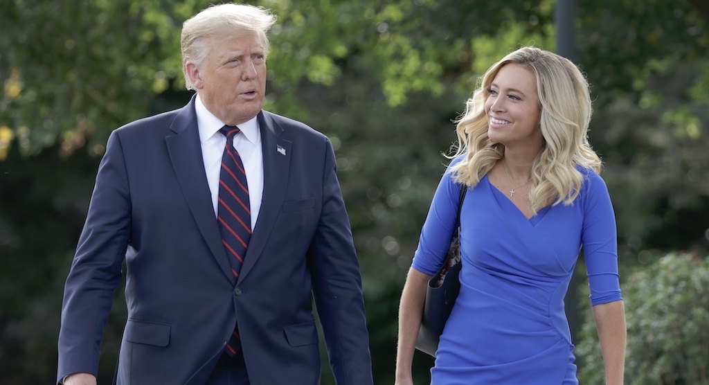 Trump fired up his former press secretary Kayleigh McEnany with one of his weirdest insults yet