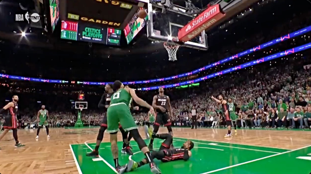 Jayson Tatum rolled his ankle on Game 7’s first possession but stayed in the game
