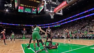 Jayson Tatum Rolled His Ankle On The First Possession Of Game 7 But Stayed In The Game