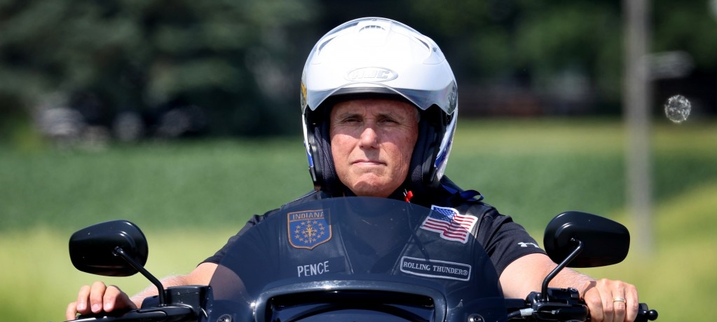 Mike Pence Biker