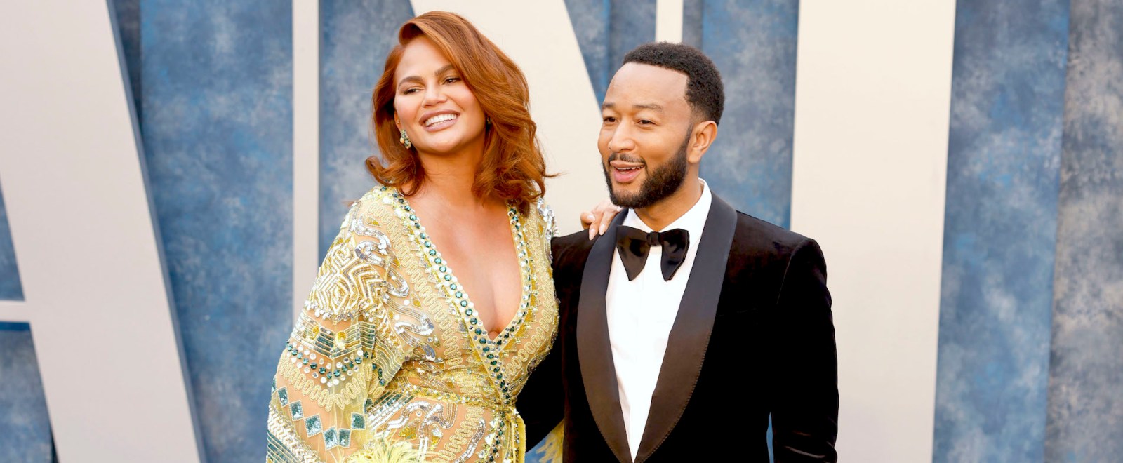 Chrissy Teigen John Legend 2023 Vanity Fair Oscar Party