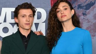 Emmy Rossum Has No Problem Playing Tom Holland’s Mom Despite Only Being 10 Years Older